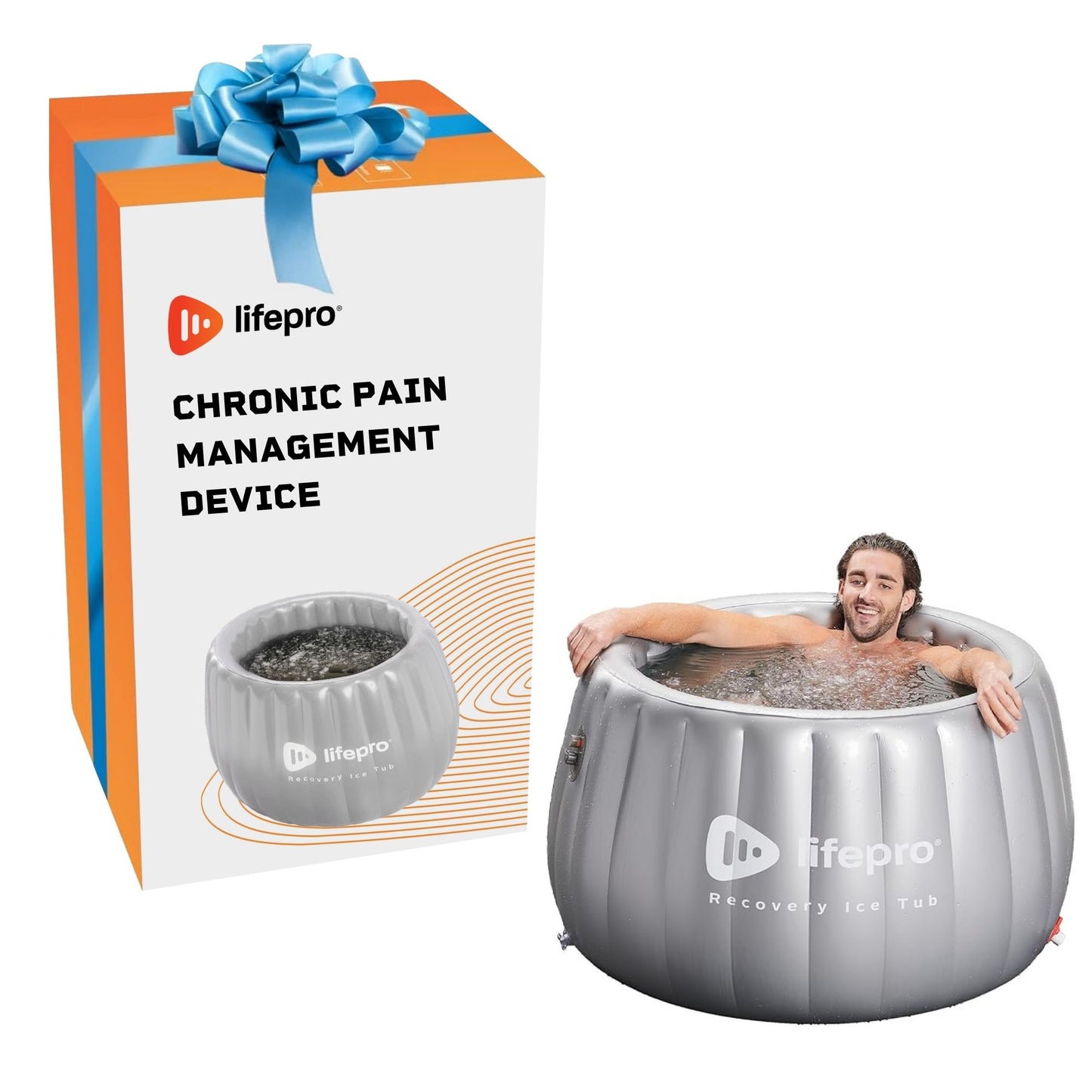 Self-Inflating Cold Tub for Chronic Pain Management and Fibromyalgia Therapy at Home