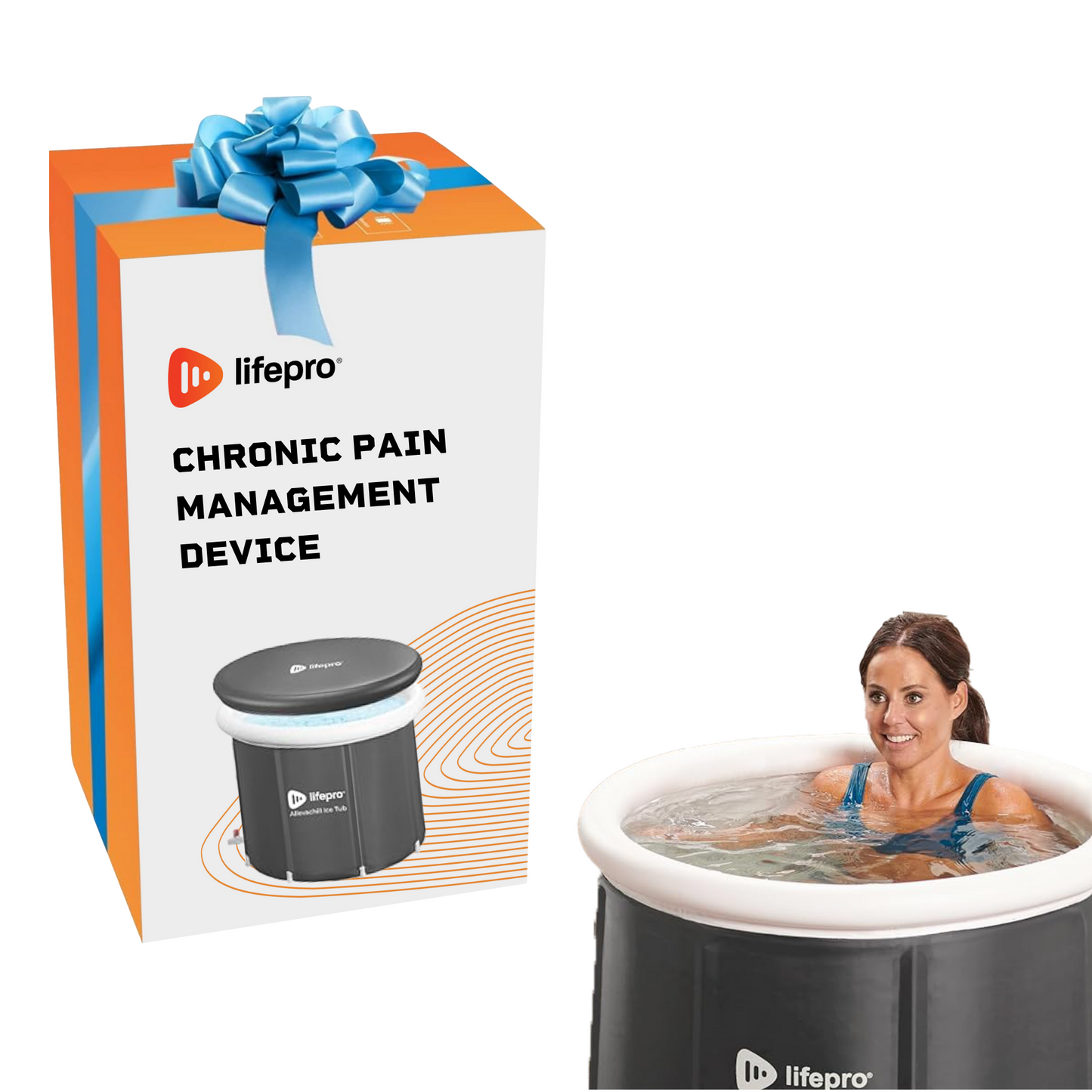 Self-Inflating Cold Tub for Chronic Pain Management and Fibromyalgia Therapy at Home