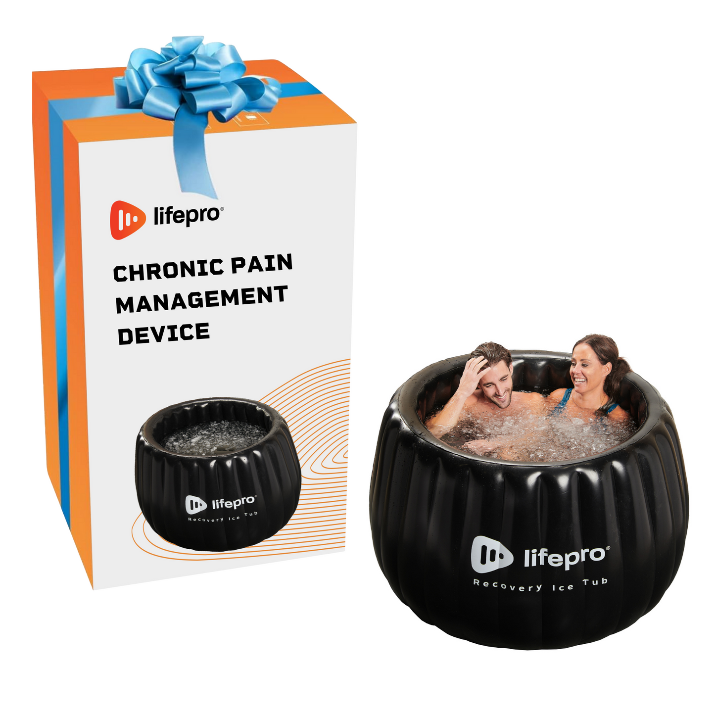 Self-Inflating Cold Tub for Chronic Pain Management and Fibromyalgia Therapy at Home