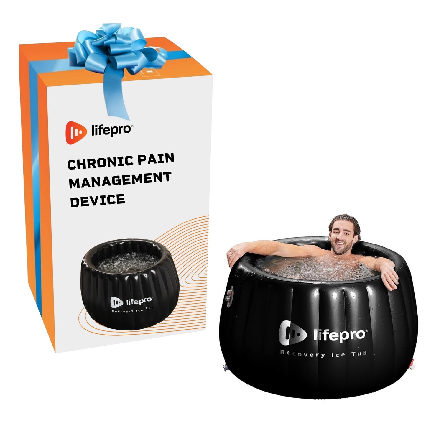 Self-Inflating Cold Tub for Chronic Pain Management and Fibromyalgia Therapy at Home