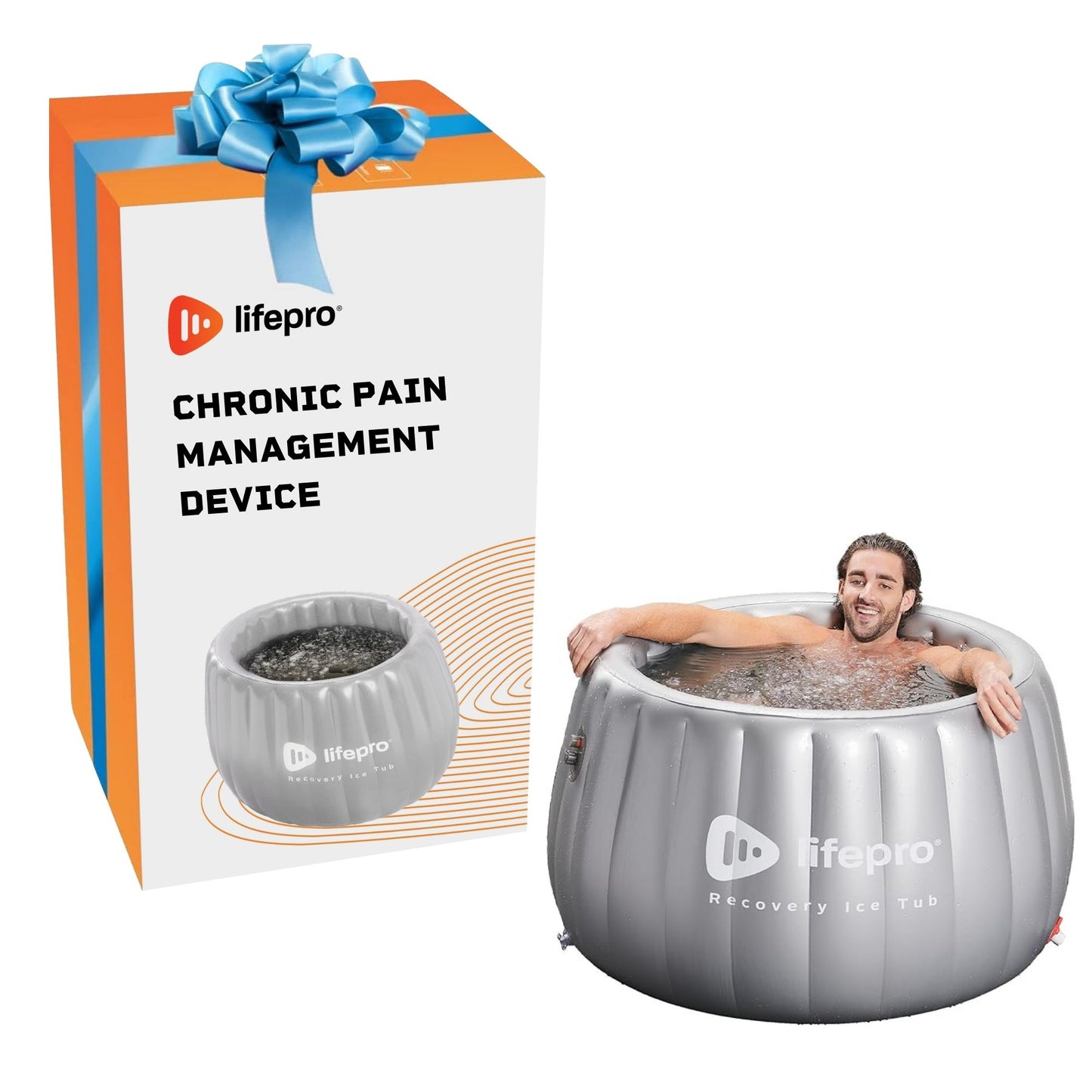 Self-Inflating Cold Tub for Chronic Pain Management and Fibromyalgia Therapy at Home