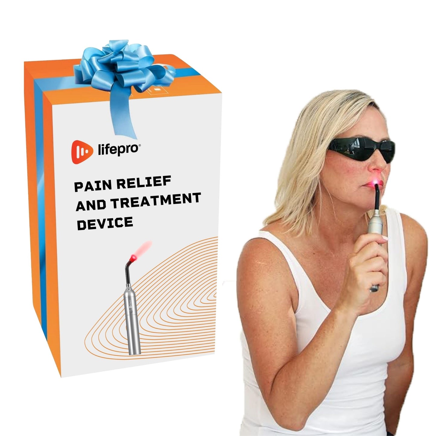 Dual Function Red Light Therapy for Cold Sore and Joint & Muscle Pain Relief