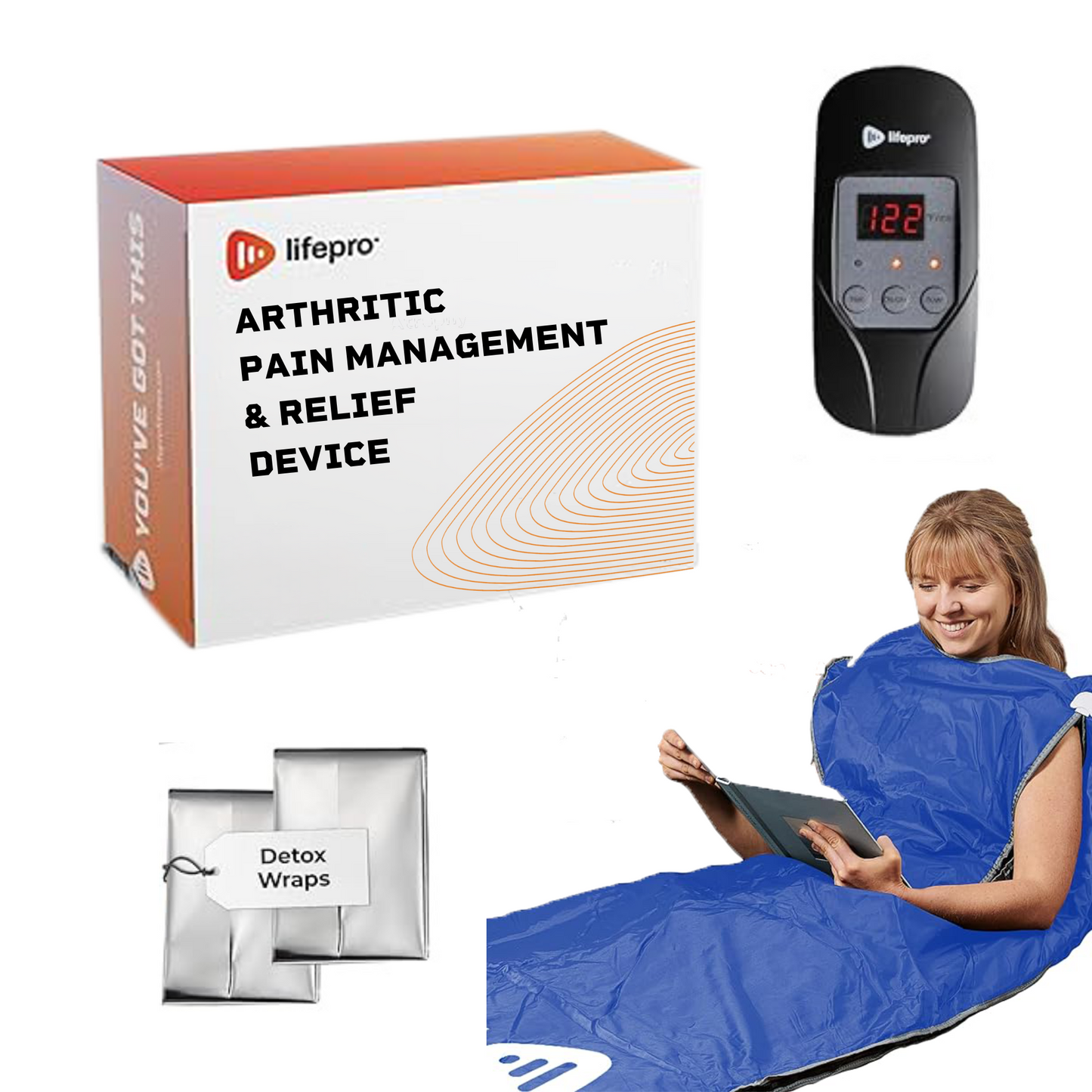 Far Infrared Sauna Blanket for In-Home Arthritic Pain Relief