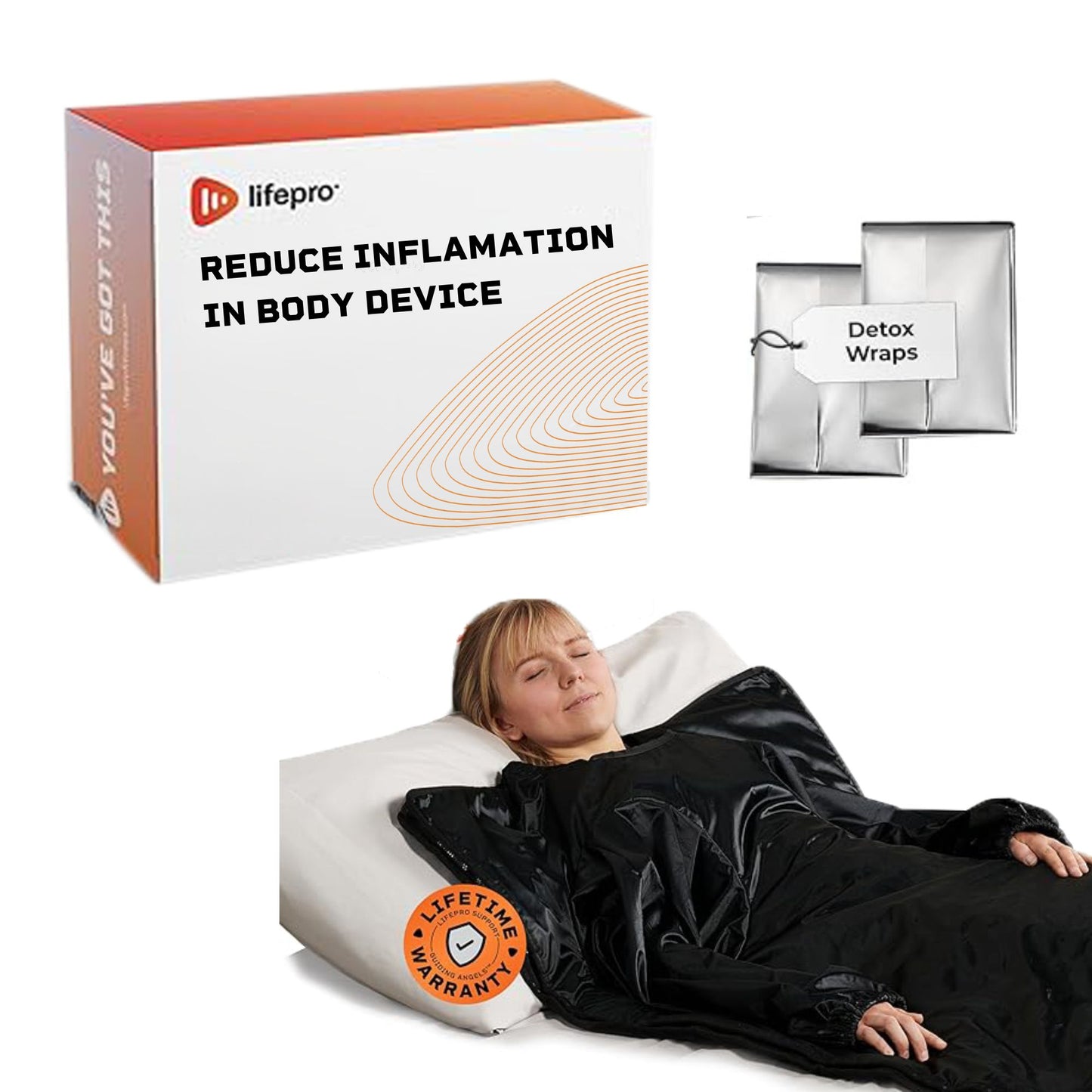 Cozy Far Infrared Sauna Blanket for Reducing Inflammation and Accelerating Recovery