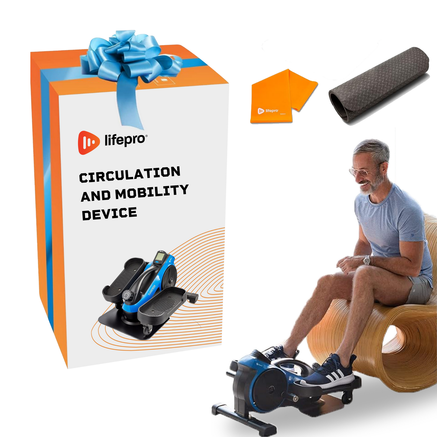 Under Desk Elliptical for Improved Circulation and Enhanced Joint Mobility at Work or Home