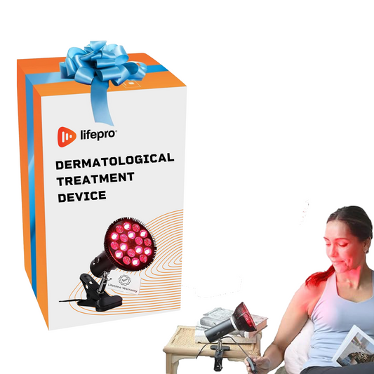 Infrared and Red Light Therapy Lamp for Comprehensive Skin Wellness and Chronic Pain Relief