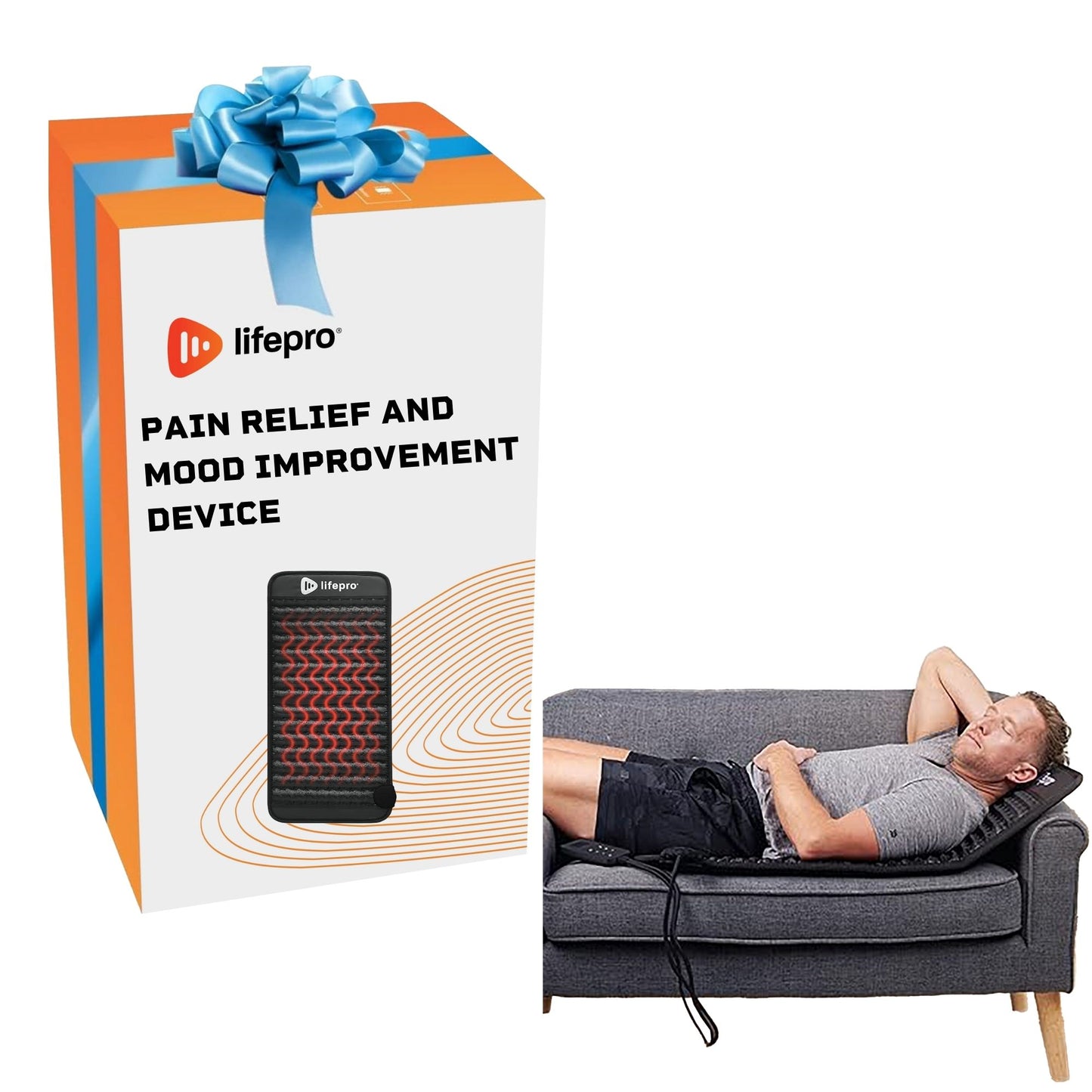 Portable Infrared Mini Mat for Pain Relief and Improved Mood