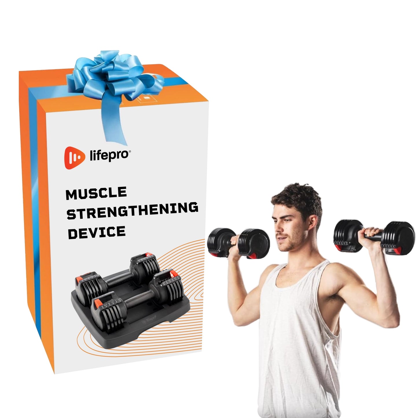 Quick Adjustable Dumbbells for Muscle Strengthening and Full Body Rehabilitation