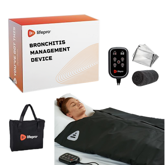 Portable Infrared Sauna Blanket for Effective Chronic Bronchitis Management and Relaxation