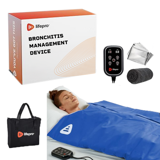 Portable Infrared Sauna Blanket for Effective Chronic Bronchitis Management and Relaxation