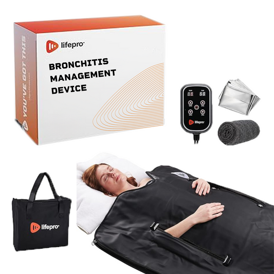 Portable Infrared Sauna Blanket for Effective Chronic Bronchitis Management and Relaxation