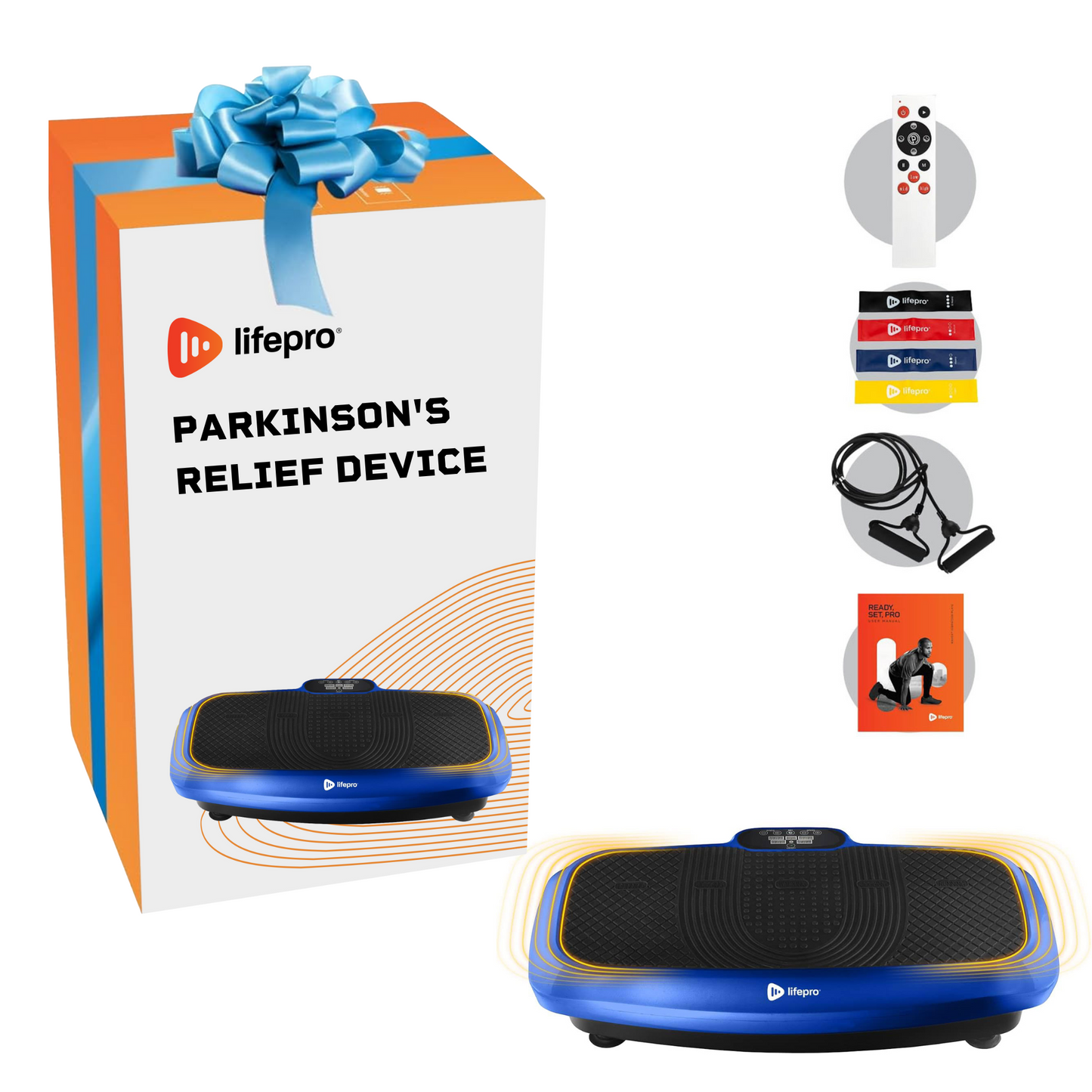 3D Vibration Plate Machine for Parkinson's Relief and Home Fitness