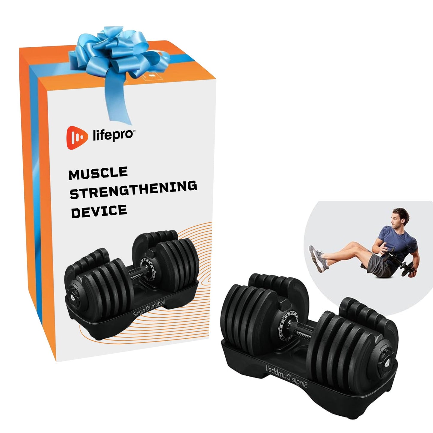 Adjustable Dumbbells for Physical Therapy Rehabilitation and Full Body Exercise