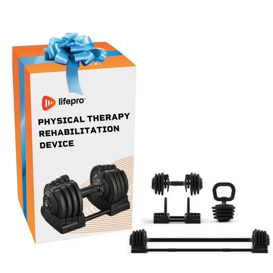 Adjustable Dumbbells for Physical Therapy Rehabilitation and Full Body Exercise